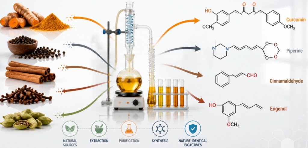 Synthesis of Nature-Identical Bioactive Molecules: Scaling Green Biotechnology banner